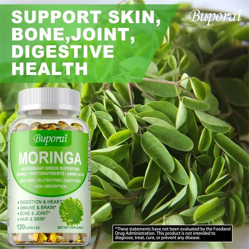 CJDessentials™ Moringa Capsules 1000 Mg