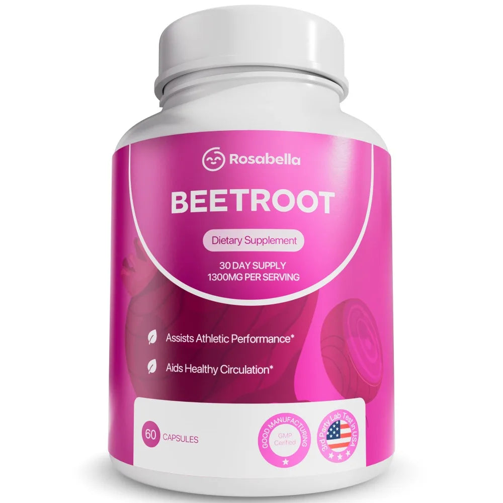 CJDessentials™ Organic Beetroot Rosabella - 1300 Mg Beetroot Powder