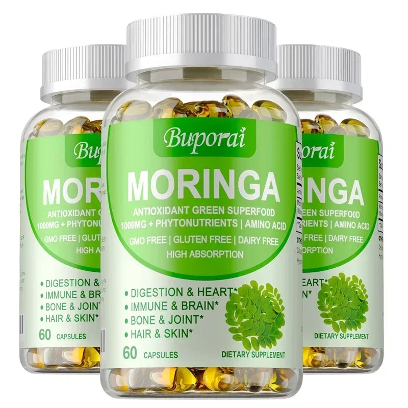 CJDessentials™ Moringa Capsules 1000 Mg