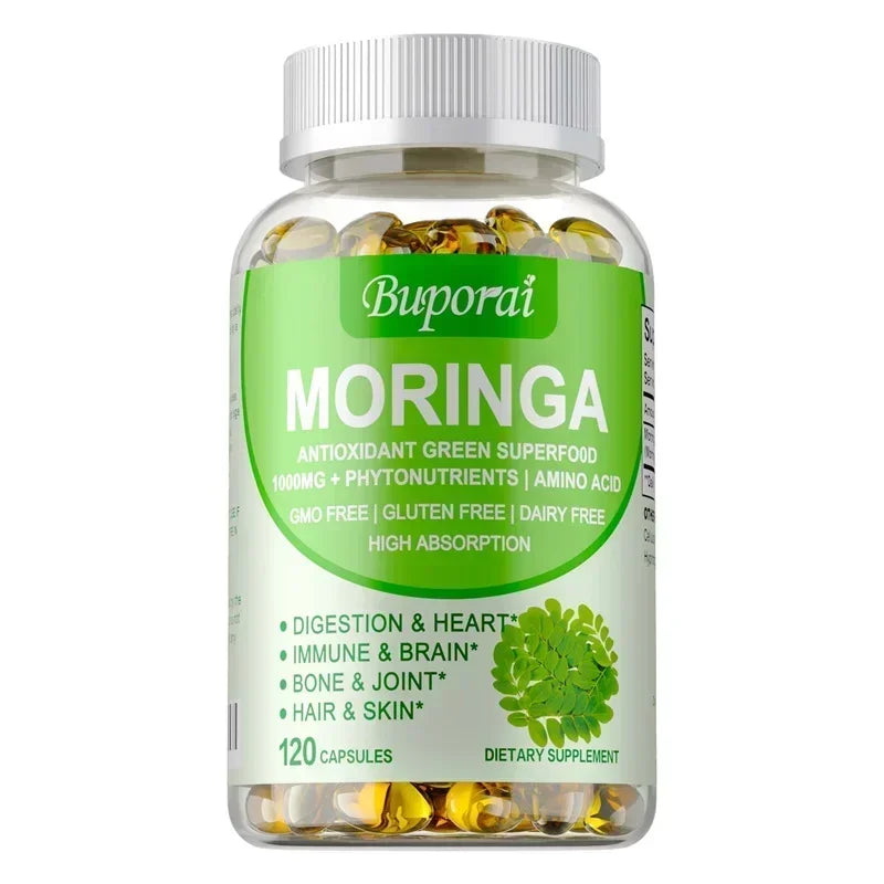 CJDessentials™ Moringa Capsules 1000 Mg