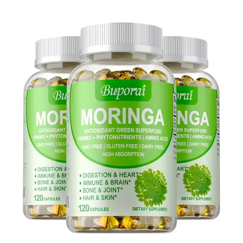 CJDessentials™ Moringa Capsules 1000 Mg